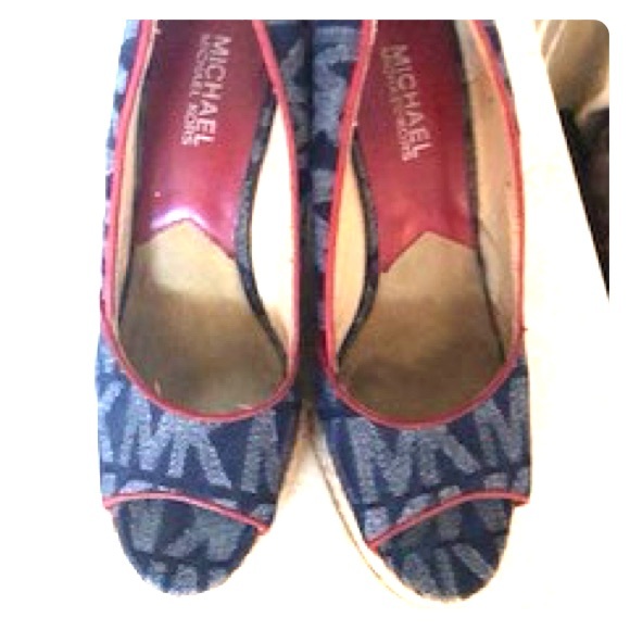 michael kors denim flats